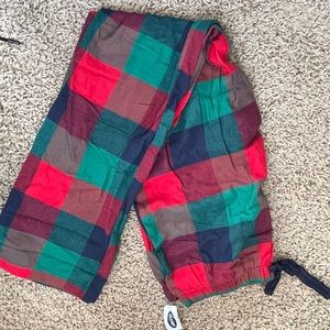 plaid pj pants